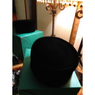 Vintage 's Velvet Hat  eb-64430327